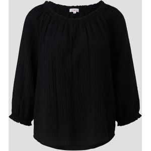 Off-shoulder blouse van een viscosemix