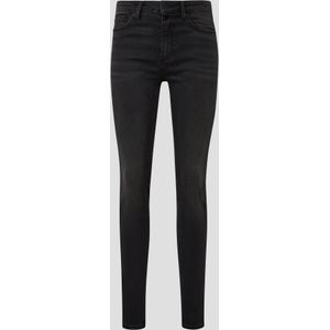 Q/S By S.Oliver High Waist Skinny Jeans Black Denim