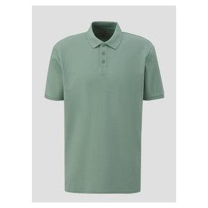 Q/S By S.Oliver Regular Fit Polo met Logo Groen