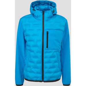 Softshell jas van een materiaalmix