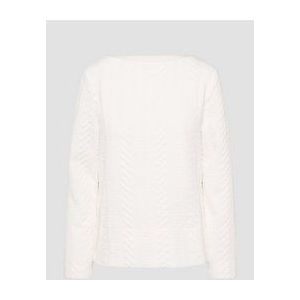 Sweatshirt - Casual - Jacquard - Bateau Halslijn