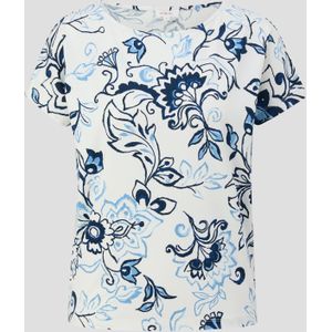 Viscose shirt met print all-over in een relaxed fit