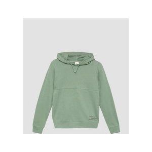 s.Oliver - Regular Fit Sweatshirt - Effen - Katoenmix - Capuchon - Tekstprint