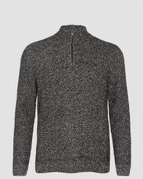 s.Oliver - Gebreide Truien - Gemêleerd - Herentrui - Opstaande Kraag