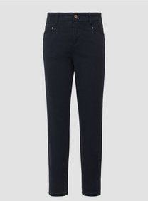 s.Oliver - Capri Broeken - Enkellang - Slim Fit - Katoensatijn