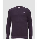 Gebreide Trui - Normale Pasvorm - Ronde Hals - Garment-Dyed Afwerking