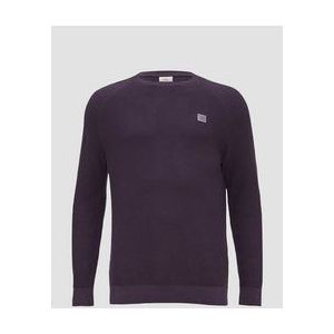 Gebreide Trui - Normale Pasvorm - Ronde Hals - Garment-Dyed Afwerking