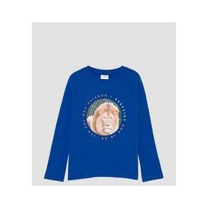 T-shirt - Lange Mouwen - Leeuwenprint