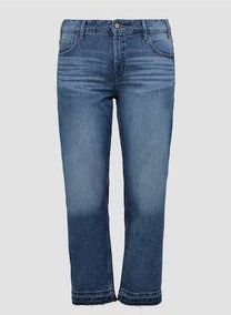 s.Oliver - Cropped Straight-Fit Jeans