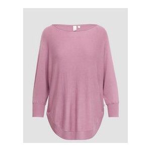 Gebreide Trui - Viscosemix - Bateauhals - Vleermuismouwen - Losse Pasvorm
