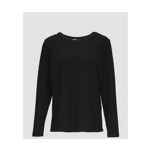 Casual Sweatshirt - Zachte Gestructureerde Jersey - Ronde Hals - Lange Mouwen