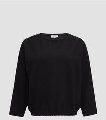 Sweatshirt - O-vorm - 3/4 Vleermuismouwen