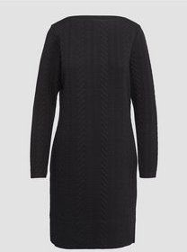 s.Oliver - Jurk - Gestructureerde Jacquard - Casual Comfort - Feestelijke Elegant