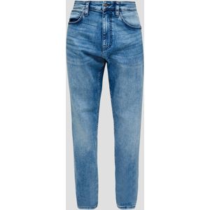 Jeans Mauro / regular fit / high rise / tapered leg / garment wash