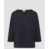 s.Oliver - Sweatshirt - Katoenmix - 3/4-mouwen - V-hals