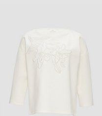 Sweatshirt - 3/4 Mouwen - Relaxed Fit - Zware Jersey