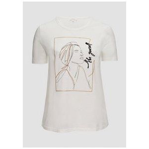 s.Oliver - T-Shirt - Jersey - Met Borduursel