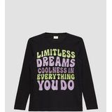 T-shirt - Lange Mouwen - 100% Katoen - Trendy Losse Pasvorm