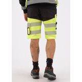 Blaklader Short met stretch High Vis 1541-1811 - Zwart/High Vis Rood