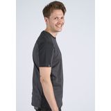 FHB MARC T-Shirt tweekleurig korenblauw-zwart