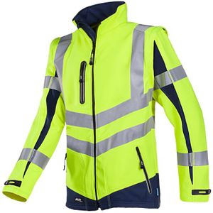 Sioen Signalisatie Softshell Jas met Uitritsbare Mouwen Malden