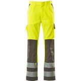 Mascot Safe Compete Broek met kniezakken 07179-470 - hi-vis geel/marine