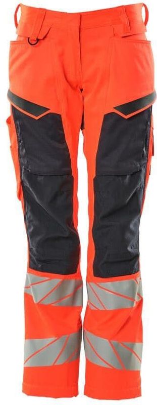 Mascot Accelerate Safe Broek met kniezakken 19578-236 - hi-vis oranje/donkermarine