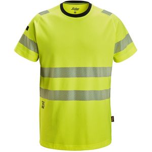 Snickers Workwear HV Class 2 T-Shirt Geel