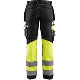Blaklader High Vis werkbroek met stretch 1794-1370 - Marine/High Vis Geel