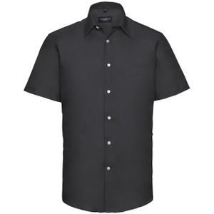 Russell Short Sleeve Tailored Oxford Shirt heren