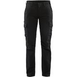Blaklader Dames industrie werkbroek stretch 7144-1832 - Donker marineblauw/Zwart