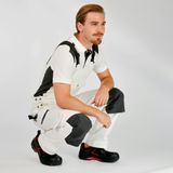 Blaklader Bretelbroek 2611-1210 - Wit/Donkergrijs