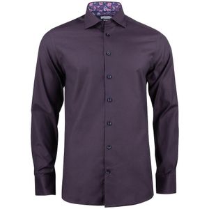 J. Harvest & Frost Hemd Purple Bow 142 Slim Fit