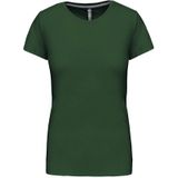 Kariban Dames t-shirt ronde hals korte mouwen