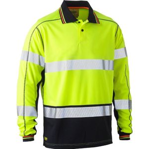 Bisley Hi Vis Long Sleeve Polo