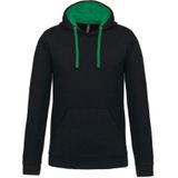 Kariban Hooded Sweater Met Gecontrasteerde Capuchon