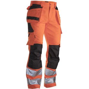 Jobman 2377 Hi-Vis Trousers HP 65237762 - Oranje/Zwart