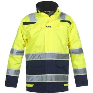 Hydrowear Italië Parka Jassen Geel/Marine