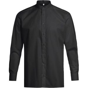 Greiff Heren Overhemd Met Opstaande Kraag Basic Regular Fit - 6772