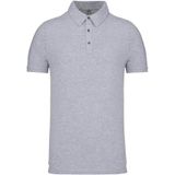 Kariban Herenpolo korte mouwen van jersey K262 - Grey Heather