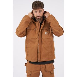 Carhartt Relaxed Fit Washed Duck Sherpa-Lined Utility Jacket