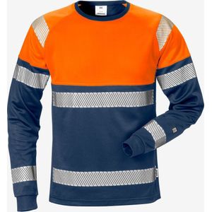 Fristads Hi Vis T-Shirt Met Lange Mouwen Klasse 1 7519 Thv