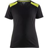 Blaklader Dames T-shirt 3479-1042 - Zwart Rood