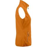 Printer Sideflip Lady Fleece Vest Bright orang