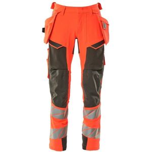 Mascot Accelerate Safe Broek met spijkerzakken 19031-711 - hi-vis rood/donkermarine