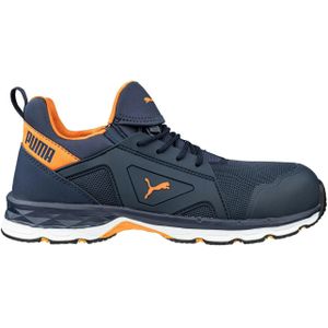 Puma Chase Low S1PS ESD FO HRO SR Werkschoen Blauw/Oranje