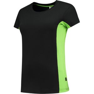 Tricorp t-shirt bi-color Dames - 102003 - zwart rood