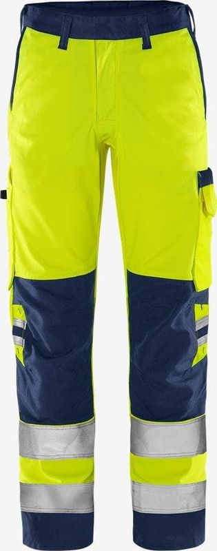 Fristads high vis Green broek klasse 2 2651 GPLU - Hi-Vis Oranje/Grijs