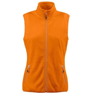 Printer Fleece Vest Sideflip Dames