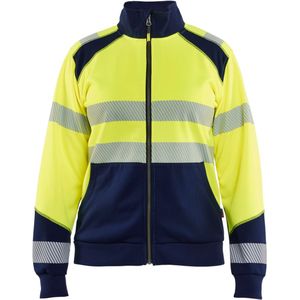 Blaklader 3508 Dames Sweatshirt Met Rits High Vis